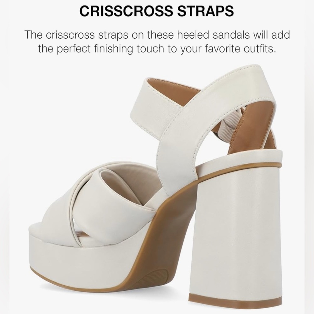 Akeely Mid Heel Platform Dress Sandals - Picture 7 of 11